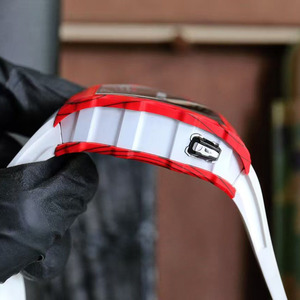 Montre mécanique pour homme de luxe, édition limitée, haute qualité, avec réserve de marche, bracelet en caoutchouc et mouvement squeletté étanche - Product Image 4