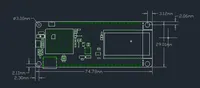 TTGO T-call V1.4 ESP32 Modul Nirkabel Antena SIM Kartu SIM Modul SIM800L dan Antena GSM/GPRS untuk Arduino