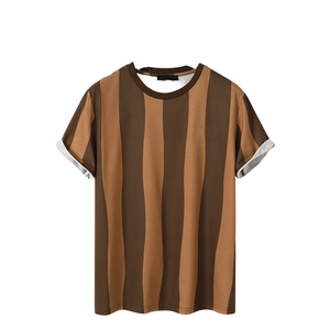 <b>Men's</b> Summer O-Neck T-shirt for <b>men</b> 100% Cotton Quick Dry Light Crew Neck Tops Solid Pattern Silk Screen Printed Logo - Product Image 1