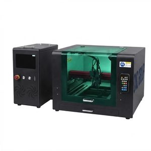 เครื่องตัดเลเซอร์ CNC แบบพกพาขนาดเล็ก ระบายความร้อนด้วยอากาศ สำหรับแผ่นโลหะ ราคาประหยัด เครื่องตัดไฟเบอร์เลเซอร์แบบพกพา - Product Image 3
