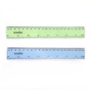 Regla de Medición de Plástico de 20 cm de Marca Personalizada, Embalaje en Bolsa OPP, Regla Recta Transparente para la Escuela y la Oficina - Product Image 5