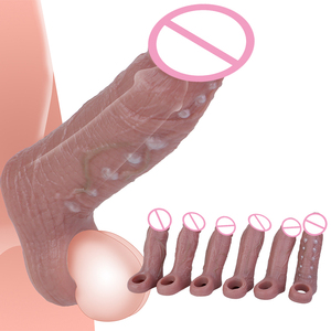 FAAK 6 Styles de manchons pour pénis, jouet sexuel réaliste pour homme adulte, manchon pour pénis pour le sexe adulte, support pour les entreprises de produits pour adultes, vente en gros, OEM, ODM - Product Image 1