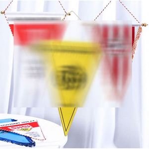 Bandera Deportiva Económica de Alta Calidad, Impresa Digitalmente a Todo Color, Ecológica, Impermeable, de Poliéster Satinado con Forma de Cola de Ganso - Product Image 4