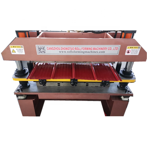 Chile Nam Mỹ Hai Lớp Hình Thang Tấm Lợp Tấm Máy Làm Gạch Làm Máy Móc - Product Image 2