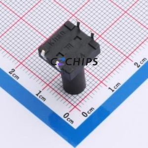 TSA12111-190B512BA Tactile Switch Through hole-4P,11.7x11.5mm Switch Single Pole Single Throw Round Button 2.8N 11.7mm - Product Image 2