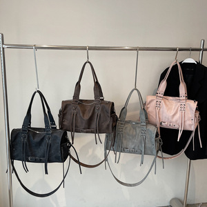 Large-Capacity <b>Tote</b> <b>Bag</b> 2026 Spring New Fashion All-Match Handbag Simple Shoulder Messenger <b>Bag</b> - Product Image 3
