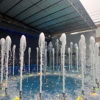 Fuente de Jardín Pequeña, Decoración de Agua para Exteriores, Fuente para Patio, Piscina, Diseño Compacto para el Hogar, Fuente con Luz