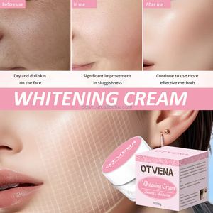 Crema facial blanqueadora natural OTVENA con extracto de gayuba y Morera para pieles sensibles y efecto de brillo suave - Product Image 6