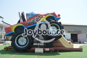 Meilleures ventes : Toboggan gonflable Monster Truck avec château gonflable et zone de saut pour enfants - Product Image 6