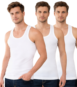 Débardeurs de sport pas chers pour hommes, débardeurs sans manches pour garçons, débardeurs de musculation en tissu gaufré - Product Image 1