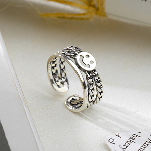 Thai Silver Ring Vintage Cross Geometric Design Unisex Fashion Jewelry Gift For Index Finger - Product Image 4