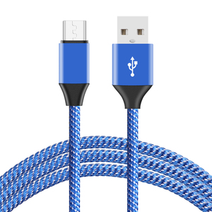1m 2M 0.5m 2.4A tùy chỉnh sạc sạc datum <span class=keywords><strong>Android</strong></span> nylon bện Micro USB Cable - Product Image 4