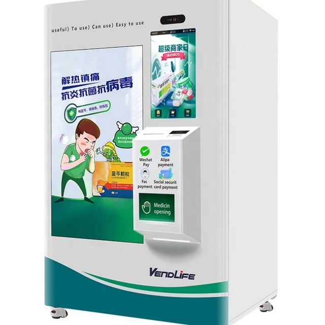 Touch Screen Smart 24 Hours Self-service Vending Machine Medicine Medical Drug Pharmacy Vendlife Vending Machine for Pharmacy