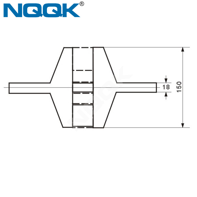 FL-2 dc 7500a 75mv dc electric current shunt for watt meter