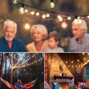 Guirlande lumineuse LED pour décoration de jardin extérieur, 110V, 220V, 1w, 25 pieds, 50 pieds, 100 pieds, G40, fête de mariage - Product Image 5