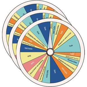 Ruote Girevoli Personalizzate per Gioco della Verità o del Timore con Carte Interattive per Feste |   Carte sfida casuali per amici, attività rompighiaccio - Product Image 1