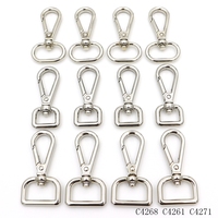 Accessoires pour sacs : Mousquetons métalliques, porte-clés, clips de carabine, fermoirs pivotants