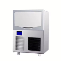 Machine à glaçons en flocons de neige électrique commerciale BINGEEDIY 80 kg pour la présentation des aliments frais en supermarché