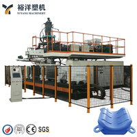 Máquina de Moldeo por Extrusión y Soplado Totalmente Automática de 50L para la Fabricación de Pontones y Boyas Marinas de Plástico HDPE