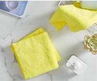 Serviette de cuisine en microfibre absorbant les hautes eaux plaque sans lien essuyage chiffon de nettoyage Polyester tissé maison durable