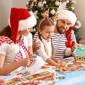 Productos para Dropshipping 2026: Tablero de Historias de Fieltro Educativo, Tablero Temático de Navidad de Fieltro, Tapete de Juego Educativo, Set de Tableros de Fieltro - Product Image 3