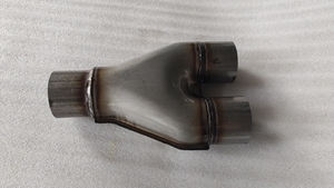 ท่อไอเสียสแตนเลสยี่ห้อเยว่หยาง ขนาด 2 นิ้ว 2.25 นิ้ว 2.5 นิ้ว 3 นิ้ว แบบ Y-tee H-X สำหรับดัดแปลง ท่อเชื่อมต่อสี่ทาง รับประกัน 1 ปี - Product Image 2