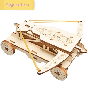<span class=keywords><strong>Trebuchet</strong></span> niños hecho a mano comercial de madera Ming nuevos estudiantes de jardín de infantes carro asedio Popular ciencia coche Ballista - Product Image 3
