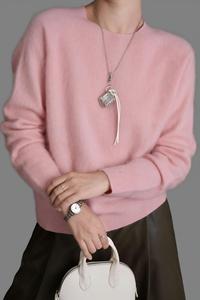 Cardigan Senza Maniche da Donna OEM/ODM <span class=keywords><strong>SKC</strong></span>, Ecologico, Classico, in Lana/Cashmere/Seta, Tinta Unita, con Collo Alto e Fodera in Lana - Product Image 3