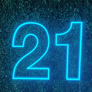 Enseigne lumineuse LED en néon acrylique personnalisée sans MOQ pour cadeau de fête, décoration intérieure - Product Image 3