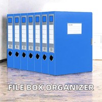 Caja de archivos expandible de Material PP al por mayor, organizador de documentos de escritorio plegable, carpetas de archivos expandibles, organizador de carpetas de archivos transparentes