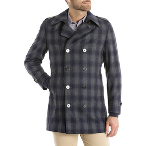 El invierno nuevo diseño de moda popular suelto hombre manga larga a cuadros <span class=keywords><strong>abrigo</strong></span> casual - Product Image 1