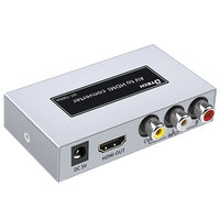 Konverter Av ke hdmi Kabel hdmi ke Adaptor Av Konverter hdmi ke Audio Konverter hdmi ke Serat Optik untuk Proyektor Monitor