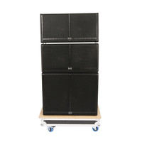 Système de sonorisation professionnel Line Array 2 voies SA210 avec deux enceintes passives de 10 pouces