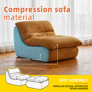 <span class=keywords><strong>Set</strong></span> di Divani Modulari di Lusso Compressi per <span class=keywords><strong>Soggiorno</strong></span>, Vendita Diretta dalla Fabbrica di Foshan, Divano Compresso Sottovuoto Moderno - Product Image 3