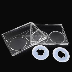 Akrilik gözenekli şeffaf değerlendirme kutu ekran toplama kutusu <span class=keywords><strong>2</strong></span> 3 4 5 6 8 paraları hatıra parası tanımlama koruma kutusu - Product Image 2