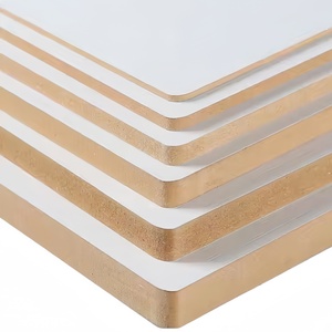 E1 lớp trắng <span class=keywords><strong>MDF</strong></span> Melamine <span class=keywords><strong>Board</strong></span> 6mm-25mm nội thất trong nhà & trang trí khách sạn tiêu chuẩn thiết kế hiện đại - Product Image 1