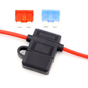 Встроенный в линию 12AWG автомобильный держатель предохранителя автомобильный аудио держатель предохранителя лезвие автомобильный держатель предохранителя с кабелем - Product Image 1