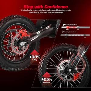 Livraison UE, États-Unis, Canada – <span class=keywords><strong>Moto</strong></span> électrique tout-terrain 60V <span class=keywords><strong>1500W</strong></span> (pic 4000W) avec batterie lithium 27Ah, pour adulte, motocross, course sur route, 70KM/H, IPX6 - Product Image 5
