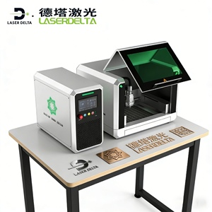 Équipement de découpe laser à fibre compact pour bureau, puissant et compatible avec plusieurs métaux, idéal pour atelier, usage domestique et découpe de métaux à petite échelle - Product Image 1