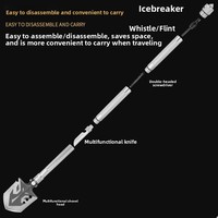 Pelle tactique multifonctionnelle pliable en acier inoxydable pour l'extérieur, équipement de pêche et de camping, outil automobile portable EDC, vente en gros OEM