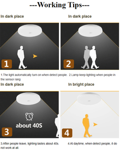 Đèn Nhà thông minh/thông minh <span class=keywords><strong>PIR</strong></span> cảm biến chiếu sáng LED đèn trần, cảm biến chuyển động ánh sáng LED đèn trần, thông minh trần ánh sáng - Product Image 2