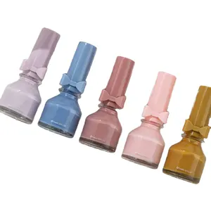 2021Y New Private Label Various Longlasting Waterproof Varnish Lacquer Portable Bow Nail Polish