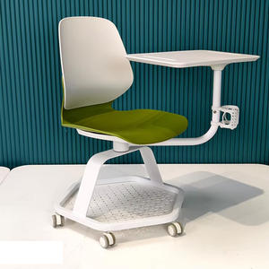 Custom Training <strong>Classroom</strong> <strong>College</strong> 360 Swivel Wheeling Class Chair School Student Plastics School Desk and Chair With Writing Pad - Product Image 1