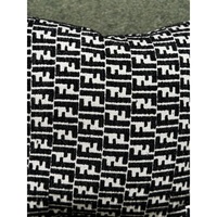 Coussin de luxe scintillant pour salon moderne, oreiller décoratif carré, coussin d'appoint doux pour chambre à coucher et hôtel, abstrait géométrique