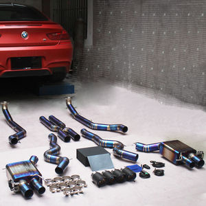 Silenciador Valvetronic Personalizado de Fábrica OEM, Sistema de Escape Catback para <span class=keywords><strong>BMW</strong></span> M6 E63 <span class=keywords><strong>V10</strong></span> 5.0L 2006--Tubo de Escape de Titanio - Product Image 3