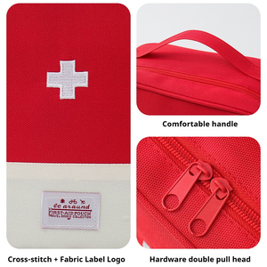 Sac de Rangement Portable Grande Capacité Vert-Gris pour Premiers Secours et Médicaments à Domicile, Idéal pour les Voyages et les Activités de Plein Air - Product Image 6