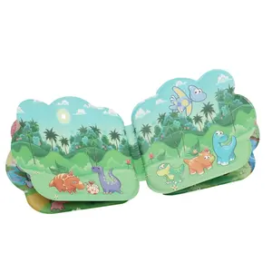 hot sale soft fabric plastic pvc eva foam kids bath book for baby know animals