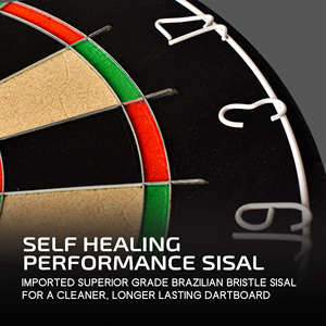 Tableau <span class=keywords><strong>de</strong></span> <span class=keywords><strong>fléchettes</strong></span> en sisal naturel <span class=keywords><strong>de</strong></span> qualité supérieure, pour <span class=keywords><strong>bar</strong></span>, club, <span class=keywords><strong>jeu</strong></span> quotidien, panneau épaissi résistant à l'usure - Product Image 6