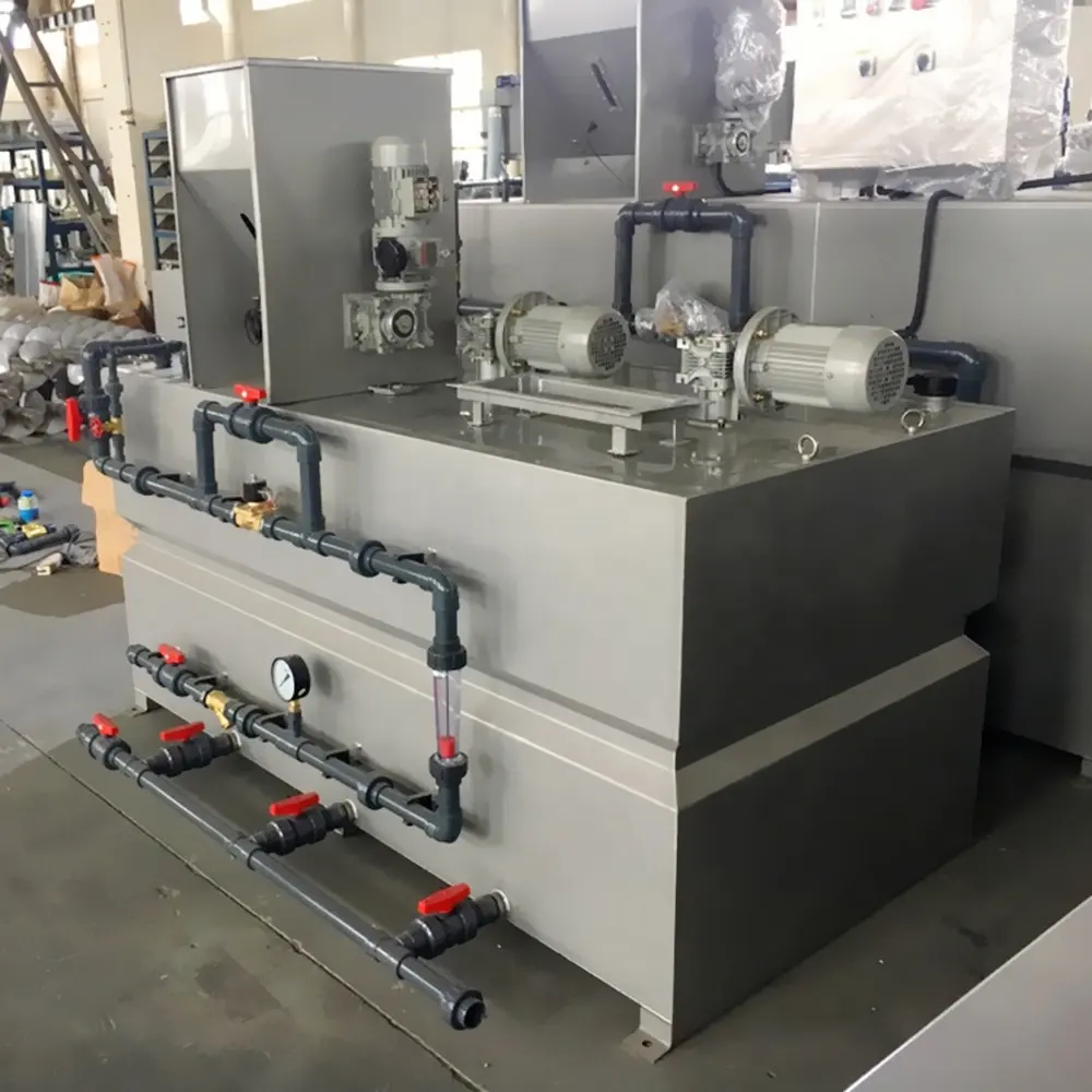 Sistema de dosificación de químicos automática Industrial para tratamiento de aguas residuales, sistema de dosificación de polímero de alta perfomance