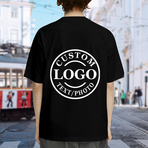 Camisetas Personalizadas Extra Grandes para Hombre y Mujer con Diseño <span class=keywords><strong>de</strong></span> Logotipo en la Parte Delantera y Trasera, Mezcla <span class=keywords><strong>de</strong></span> Algodón Transpirable y Ecológica para Primavera - Product Image 3